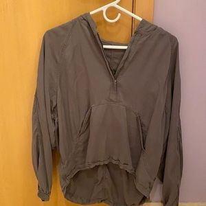 Lulu lemon quarter zip green